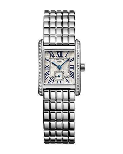 Longines Mini Dolcevita Watch, 21.5mm X 29mm In Silver