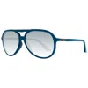 Longines Blue Plastic Sunglasses In Blue