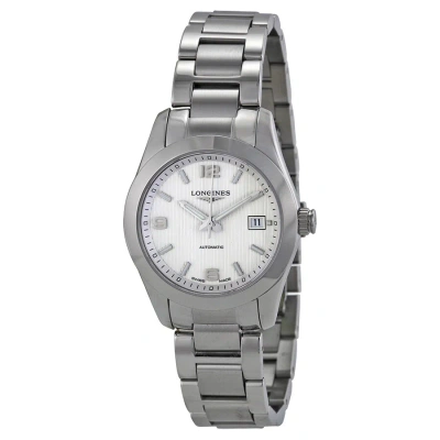 Longines Conquest Classic Silver Dial Ladies Watch L2.285.4.76.6 In Metallic