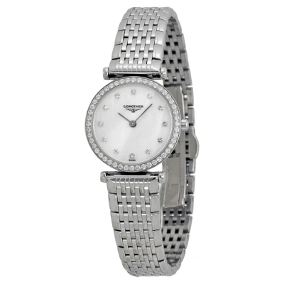 Longines La Grande Classique Diamond Mother Of Pearl Dial Ladies Watch L4.241.0.80.6 In Metallic