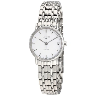 Longines Presence Automatic White Dial Ladies Watch L43224126 In Metallic