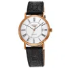 Longines Presence Automatic White Dial Leather Strap Men's Watch L4.921.1.11.2 In White