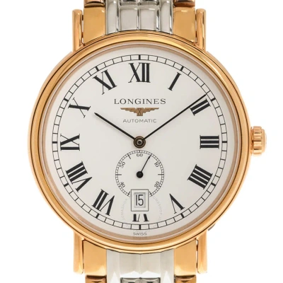 Longines Presence Automatic White Dial Men's Watch L4.905.1.11.7 In Gold