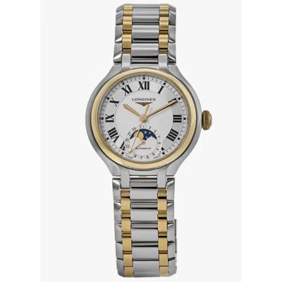 Longines Primaluna Moonphase Automatic Ivory Dial 18k Yellow Gold & Steel Women's Watch L8.126.5.79.7