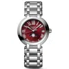 Longines Primaluna Quartz 30mm Bordeaux Dial Steel Women's Watch L8.115.4.92.6