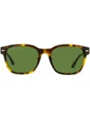 Longines Rectangular-frame Sunglasses In Brown