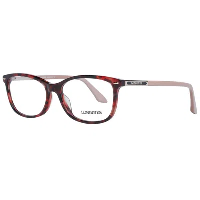 Longines Red Women Optical Frames In Brown