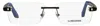 Longines Rimless Glasses In Schwarz