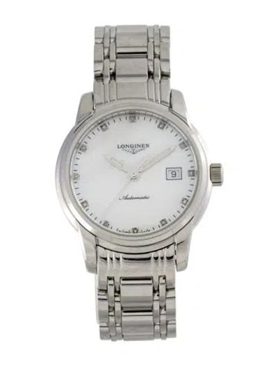 Pre-owned Longines Saint-imier Date 30 Watch, 30mm In Multi