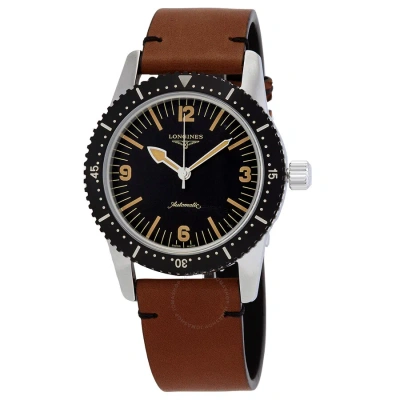 Longines Skin Diver Automatic Black Dial Watch L2.822.4.56.2
