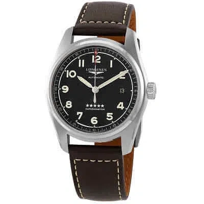 Pre-owned Longines Spirit Automatic Black Dial Men's Watch L3.810.4.53.0