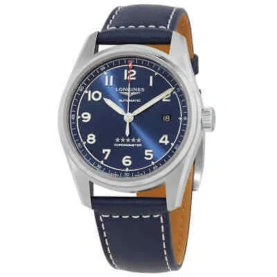 Pre-owned Longines Spirit Automatic Blue Dial Men's Watch L3.810.4.93.0