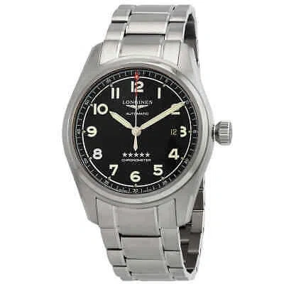 Pre-owned Longines Spirit Automatic Chronometer Black Dial Men's Watch L3.811.4.53.6