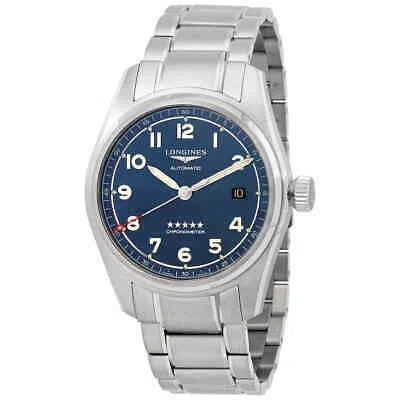 Pre-owned Longines Spirit Automatic Chronometer Blue Dial Men's Watch L3.810.4.93.6