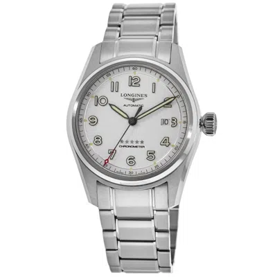 Longines Spirit Automatic Ivory Dial Stainless Steel Men's Watch L3.811.4.73.6 In Gold