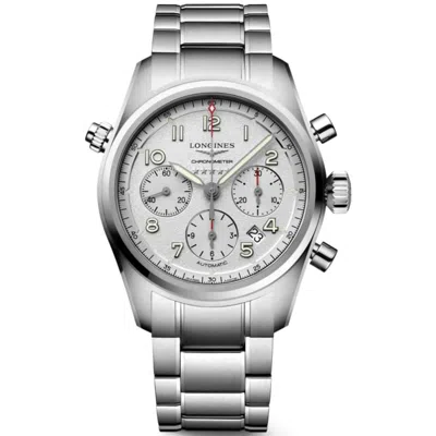 Longines Spirit Automatic Silver Chronograph Dial Steel Men's Watch L3.820.4.73.6