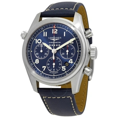 Longines Spirit Chronograph Automatic Men's Watch L3.820.4.93.0 In Blue