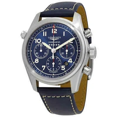 Pre-owned Longines Spirit Chronograph Automatic Men's Watch L3.820.4.93.0