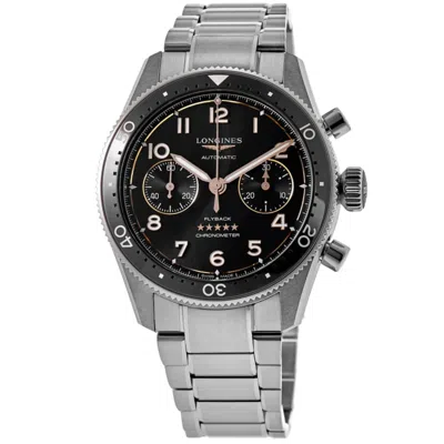 Longines Spirit Flyback Black Dial Steel Men's Watch L3.821.4.53.6