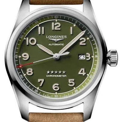 Pre-owned Longines Spirit Green Dial 42mm L3.811.4.03.2