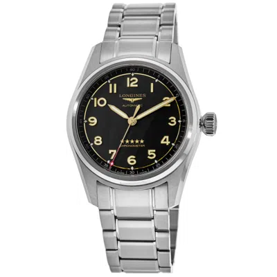 Longines Spirit Grey Dial Titanium Men's Watch L3.811.1.53.6 In Gray