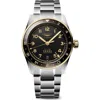 Longines Spirit Zulu Bracelet Watch, 39mm In Anthracite