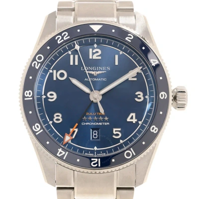 Longines Spirit Zulu Time Automatic Blue Dial Men's Watch L3.812.4.93.6 In Gold