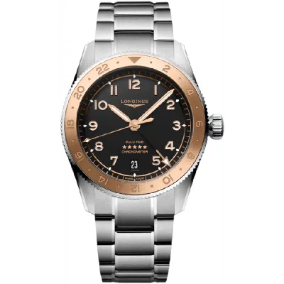 Longines Spirit Zulu Time 1925 Watch, 39mm In Metallic