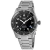 Longines Spirit Zulu Time Black Dial Steel Men's Watch In Black