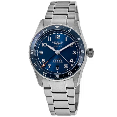 Longines Spirit Zulu Time Blue Dial Steel Men's Watch L3.802.4.93.6