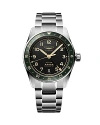 Longines Spirit Zulu Time Watch, 39mm In Black/silver
