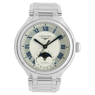 Pre-owned Longines Stainless Steel Primaluna Moonphase 34mm In Multiple