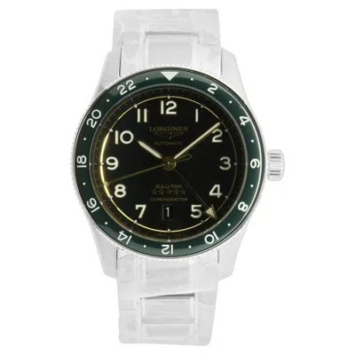 Pre-owned Longines Stainless Steel Spirit Zulu Time 42mm In Multi