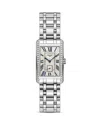 Longines Stainless Steel Watch With Diamonds, 37mm In Ivory/silver