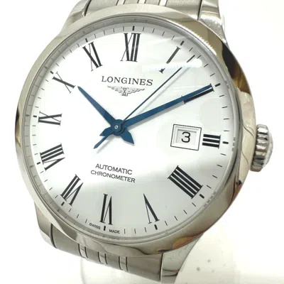 Pre-owned Longines Stainless Steel Wristwatch () In Multi