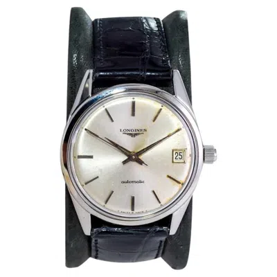 Pre-owned Longines Steel Mid Century Automatic With Original Dial Circa 1960's In Multi