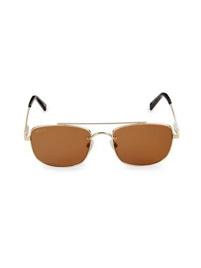 Longines Women's 54mm Rectangle Sunglasses In Gold