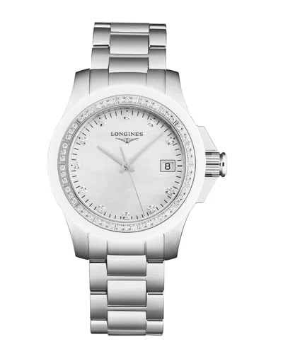 Pre-owned Longines Women's Conquest Watch, Circa 2020s (authentic Pre-loved)