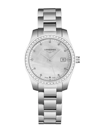 Longines Women's Conquest Watch In Silver