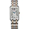 Longines L5.255.5.71.7 Dolcevita Stainless Steel And 18ct Rose-gold Watch In Silver