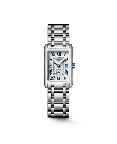 Longines Women's Dolcevita Silver Stainless Steel Strap Watch 21.50 X 29mm