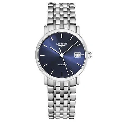 Pre-owned Longines Women's 'elegant' Blue Dial Automatic Watch L4.809.4.92.6