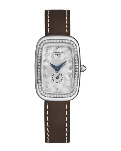 Longines Women's Equestrian Diamond Watch In Brown
