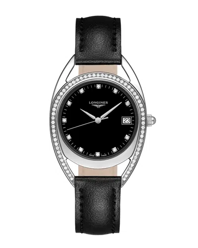 Longines Women's Equestrian Diamond Watch, Circa 2020s In Black