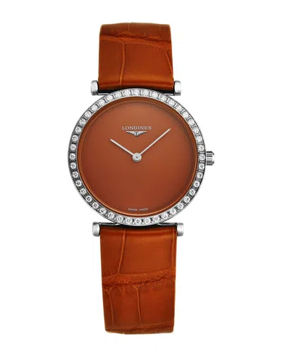 Longines Women's Lagrande Watch In Brown