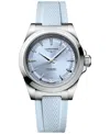 Longines Conquest Automatic 34mm Blue Dial Rubber Strap Women's Watch L3.430.4.92.9 In No Color
