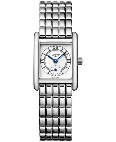 Longines Women's Swiss Mini Dolcevita Stainless Steel Bracelet Watch 22x29mm