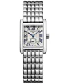 Longines Women's Swiss Mini Dolcevita Stainless Steel Bracelet Watch 22x29mm In Stainless Steel