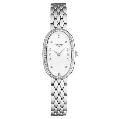 Pre-owned Longines Women's 'symphonette' Mop Dial Stainless Steel Watch L2.305.0.87.6