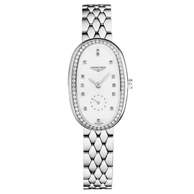 Pre-owned Longines Women's 'symphonette' Mop Dial Stainless Steel Watch L2.306.0.87.6